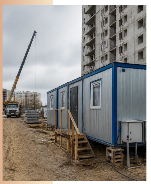 Аренда строительных вагончиков для рабочих в Похвистневе